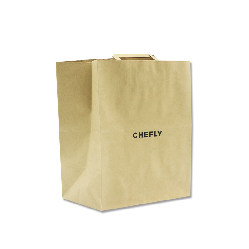 납짝지끈/크라프트지/1도인쇄친환경백(대) / S0320