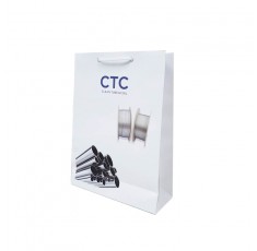 CTC쇼핑백/180스노우/무광코팅 원색4도/백색아일렛+백색브레이드끈/S0526