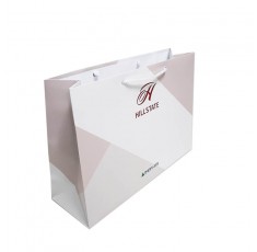 코팅 쇼핑백/250아트/무광라미/백색PP브레이드+백색아일렛/S0574